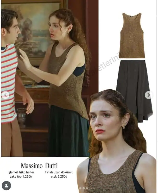 Veliaht dizisi 3. Bölüm kıyafetleri Serra Arıtürk