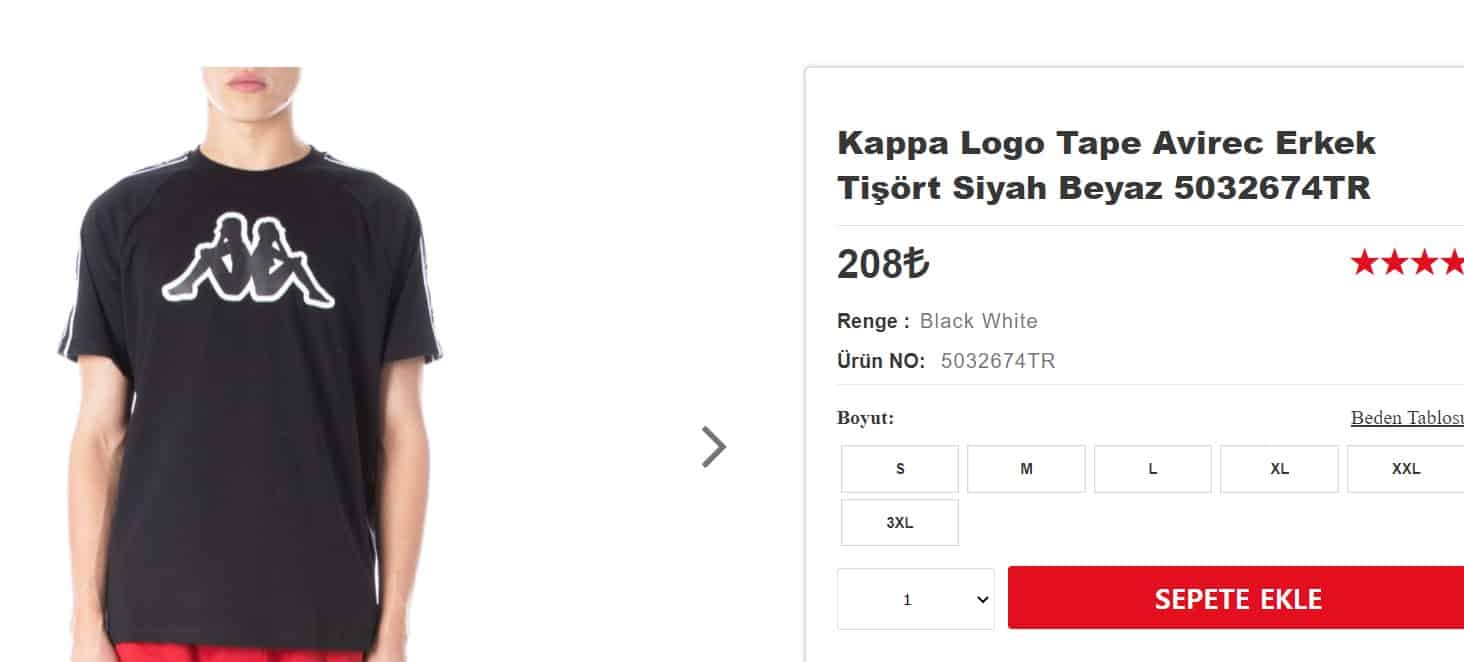 survivor all star 2022 kappa tisort fiyati